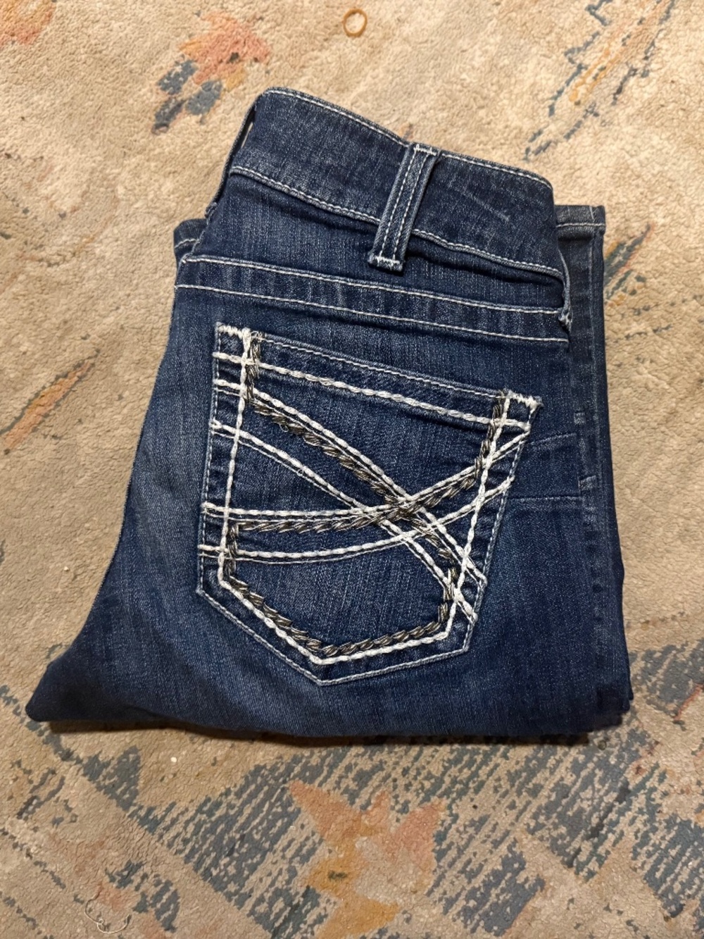 Ariat Women’s Real Entwined Boot Cut Jeans (30L)